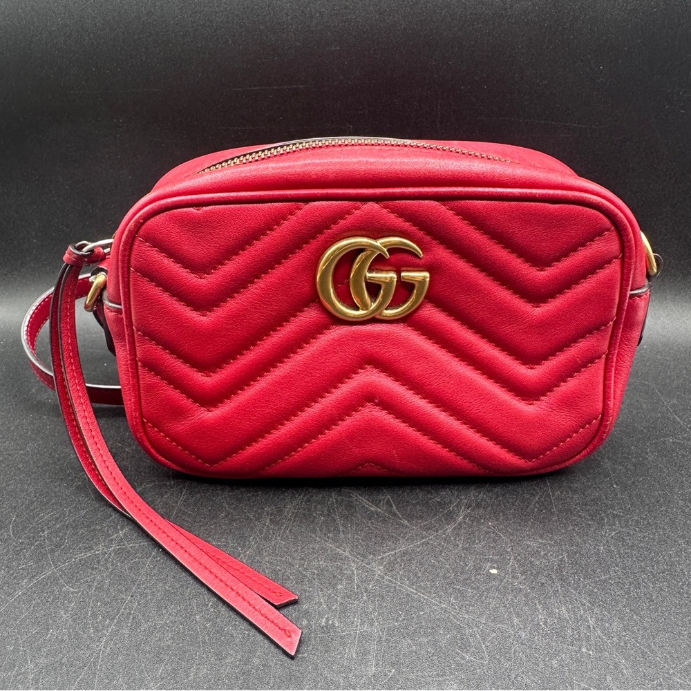 Gucci Marmont Matelassé Crossbody Bag
